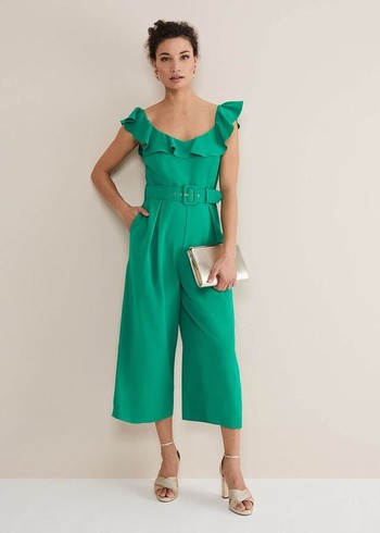 Phase Eight Tazanna Jumpsuit Green USA | 8760453-DS